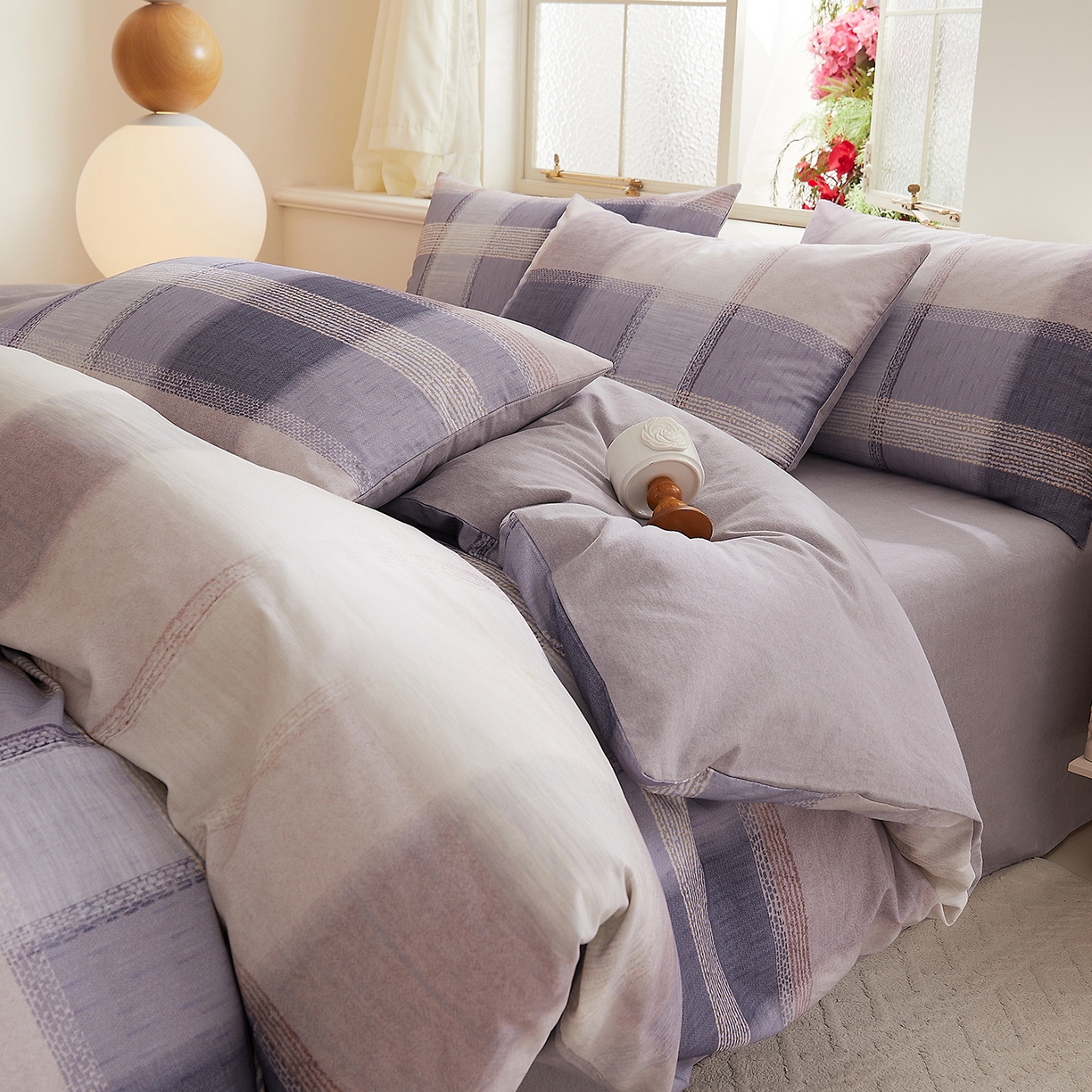 DoDo 兜兜 2026新款全棉纯棉磨毛印花三四件套 可定做尺寸 绅士