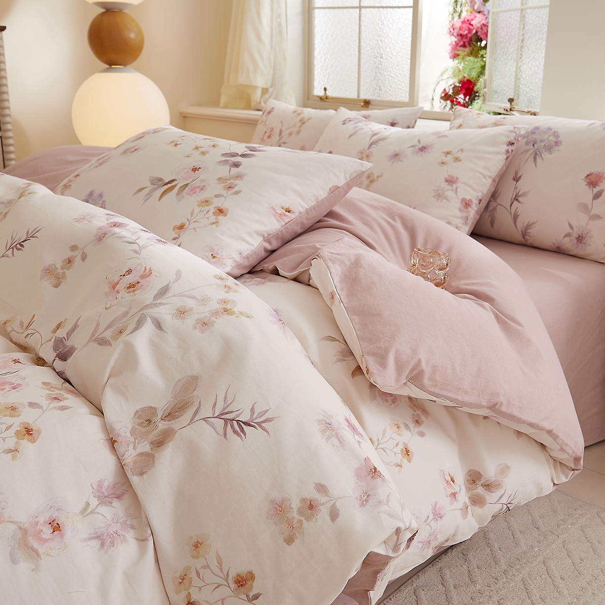 91家纺网 家纺一手货源 找家纺 （总）DoDo 兜兜 2025新款全棉纯棉磨毛印花三四件套 可定做尺寸