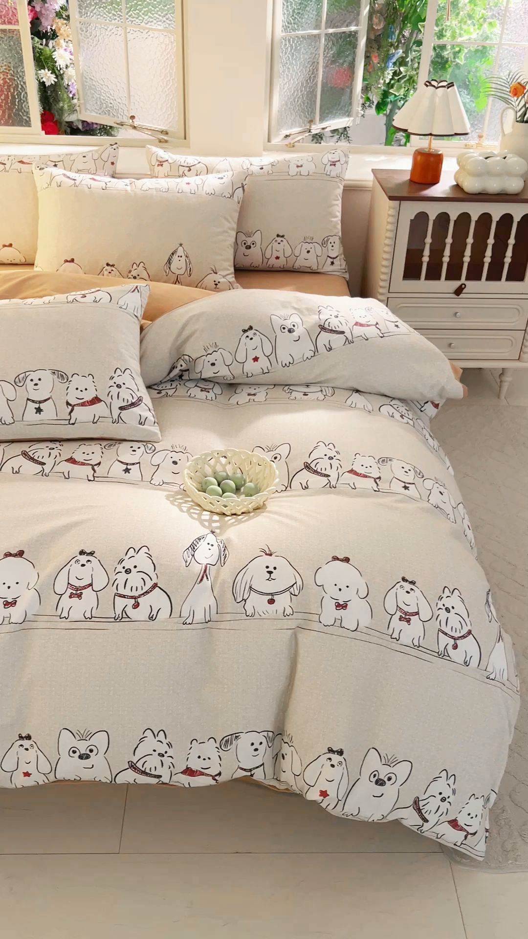 91家纺网 家纺一手货源 找家纺 DoDo 兜兜 2026新款全棉纯棉磨毛印花三四件套 可定做尺寸 奥汀