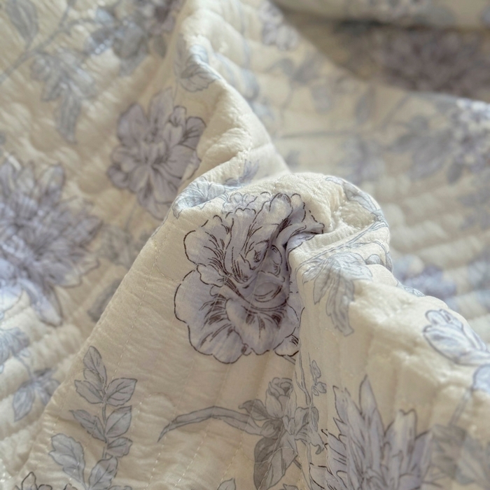 91家纺网 家纺一手货源 找家纺 优兰朵 2025新款夹棉印花包边单床盖 床盖单件 包边床盖-蔓香阁