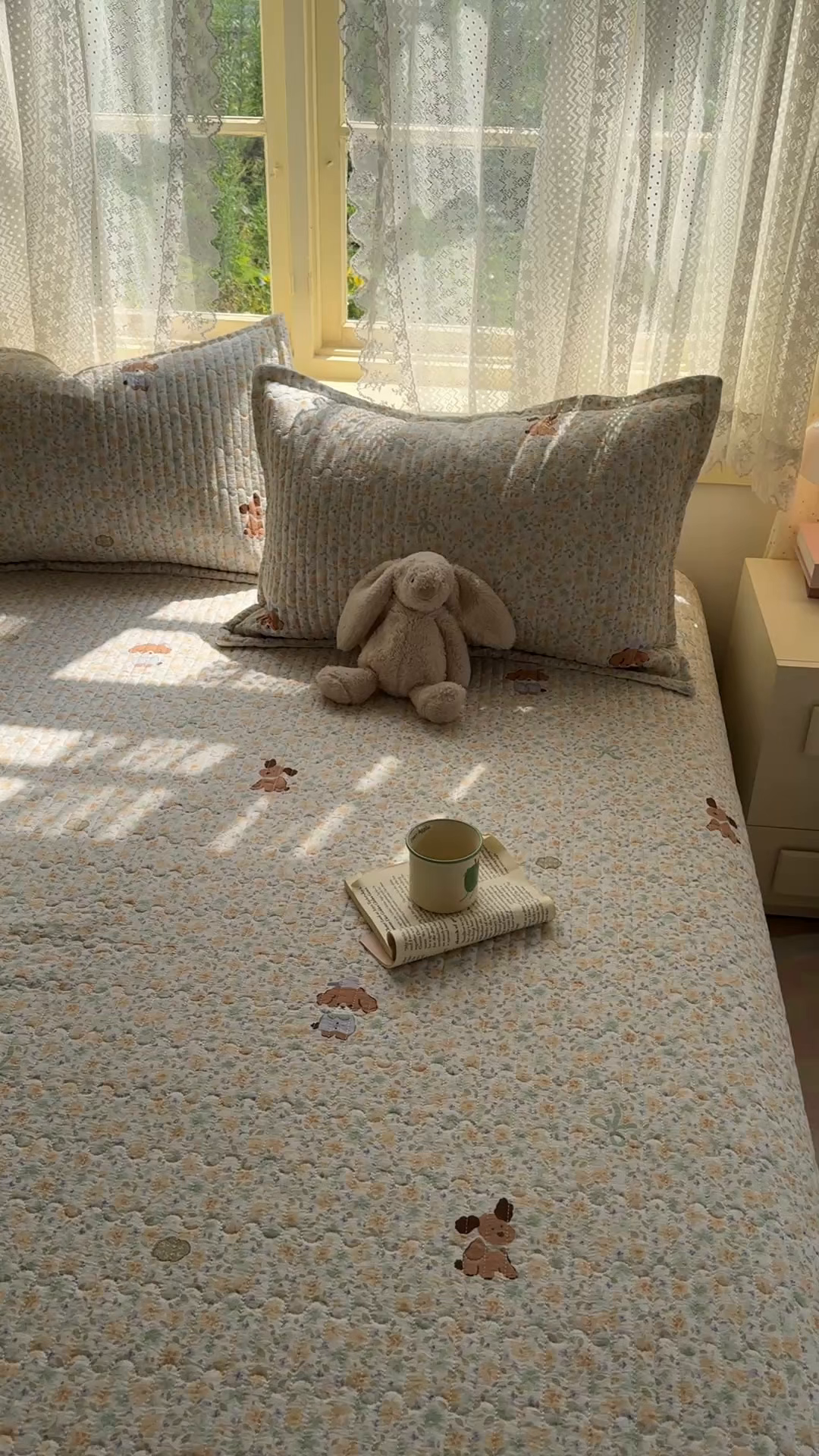 91家纺网 家纺一手货源 找家纺 （总）优兰朵 2025新款夹棉印花包边单床盖 床盖单件