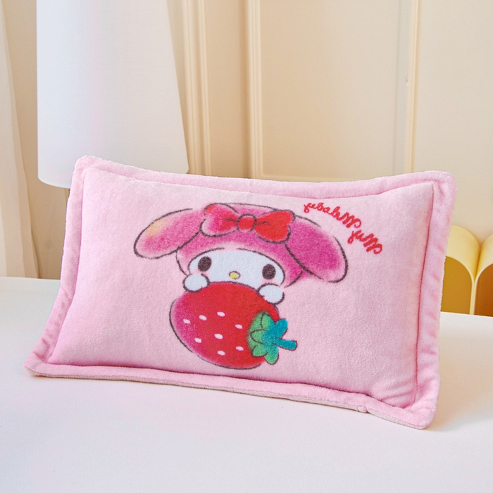 91家纺网 家纺一手货源 找家纺 （总）乐秀家纺 2025新款大版三丽鸥牛奶绒被子六件套