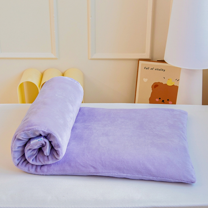 91家纺网 家纺一手货源 找家纺 乐秀家纺 2025新款大版三丽鸥牛奶绒被子六件套 甜点库洛米