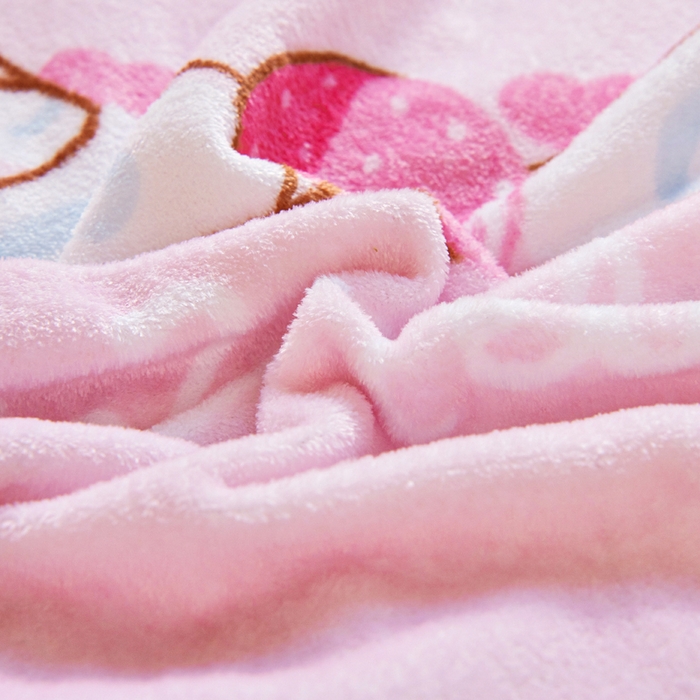 91家纺网 家纺一手货源 找家纺 乐秀家纺 2025新款大版三丽鸥牛奶绒被子六件套 魔法美乐蒂