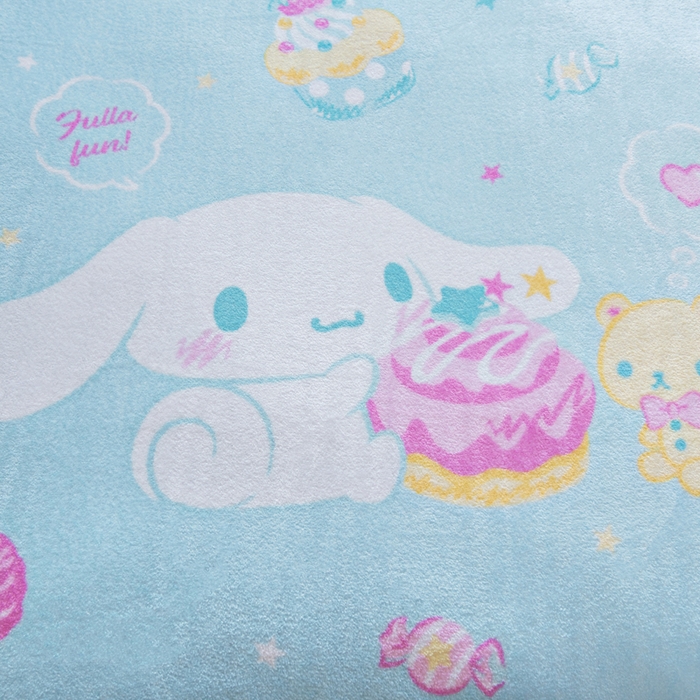 91家纺网 家纺一手货源 找家纺 乐秀家纺 2025新款大版三丽鸥牛奶绒被子六件套 蛋糕玉桂狗