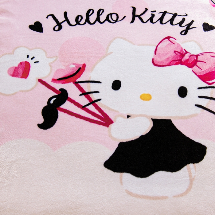 91家纺网 家纺一手货源 找家纺 乐秀家纺 2025新款大版三丽鸥牛奶绒被子六件套 奶萌KT