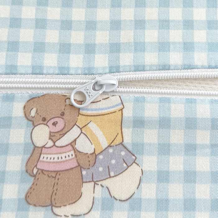 91家纺网 家纺一手货源 找家纺 良佐生活 2025新款铂金棉乳胶枕套 达乐园-蓝