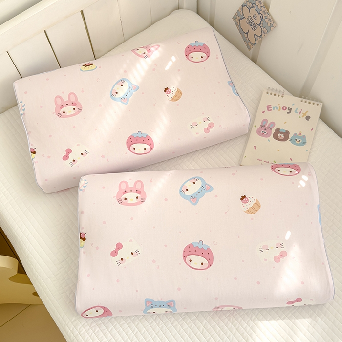 91家纺网 家纺一手货源 找家纺 良佐生活 2025新款铂金棉乳胶枕套 喵生活