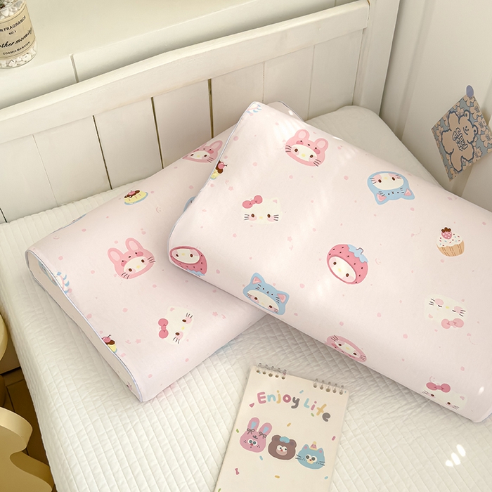 91家纺网 家纺一手货源 找家纺 良佐生活 2025新款铂金棉乳胶枕套 喵生活