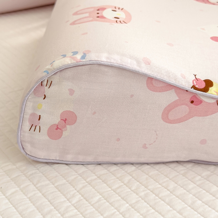 91家纺网 家纺一手货源 找家纺 良佐生活 2025新款铂金棉乳胶枕套 喵生活