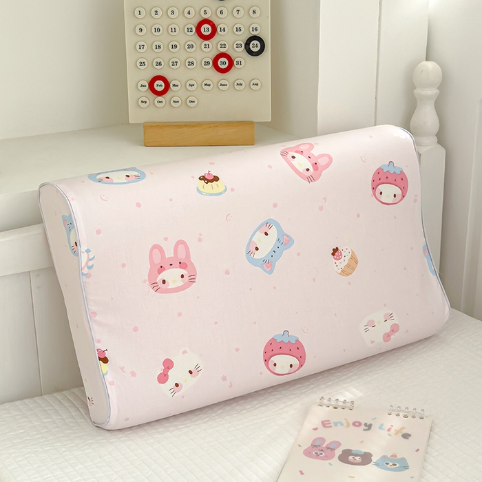 良佐生活 2025新款铂金棉乳胶枕套 喵生活