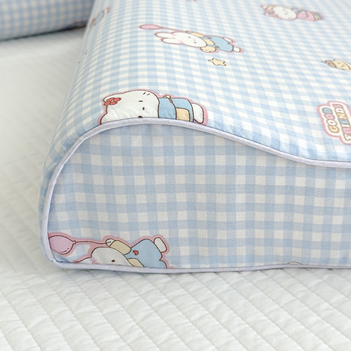 91家纺网 家纺一手货源 找家纺 良佐生活 2025新款铂金棉乳胶枕套 乐兔生活-兰