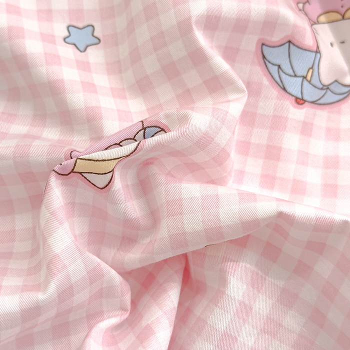 91家纺网 家纺一手货源 找家纺 良佐生活 2025新款铂金棉乳胶枕套 乐兔生活-粉