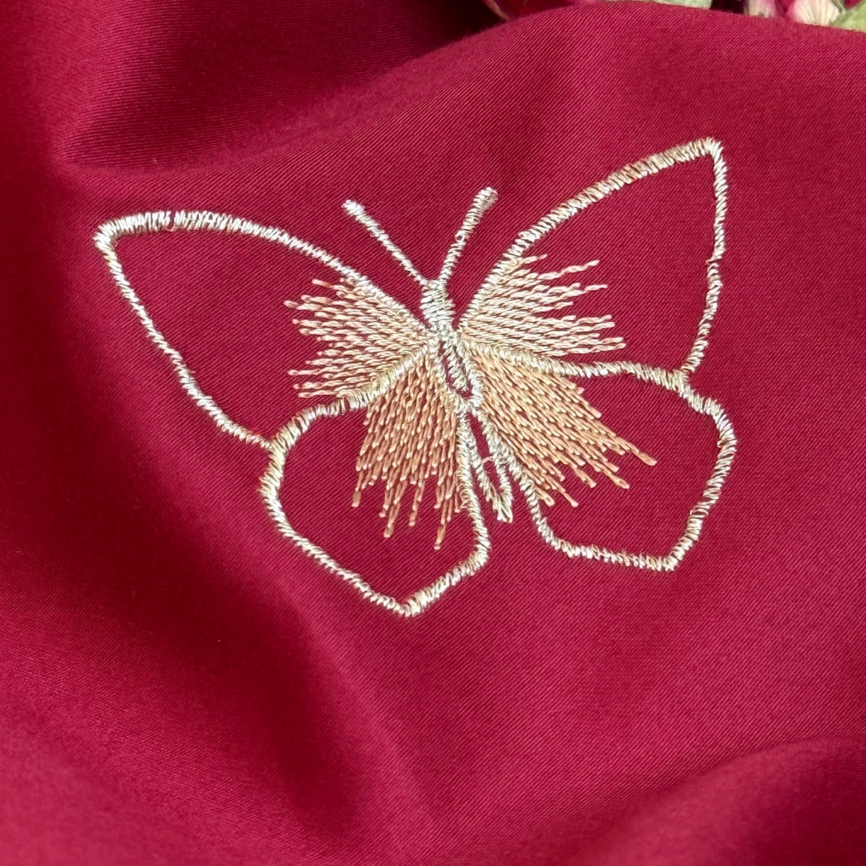 91家纺网 家纺一手货源 找家纺 （总）嗨购家纺 2025新款50S长绒棉婚庆四件套-彩蝶双飞