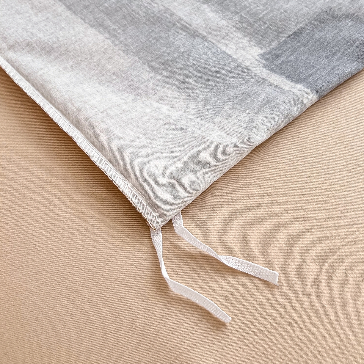 91家纺网 家纺一手货源 找家纺 红馆 2025年全棉12868印花系列四件套 简朴咖