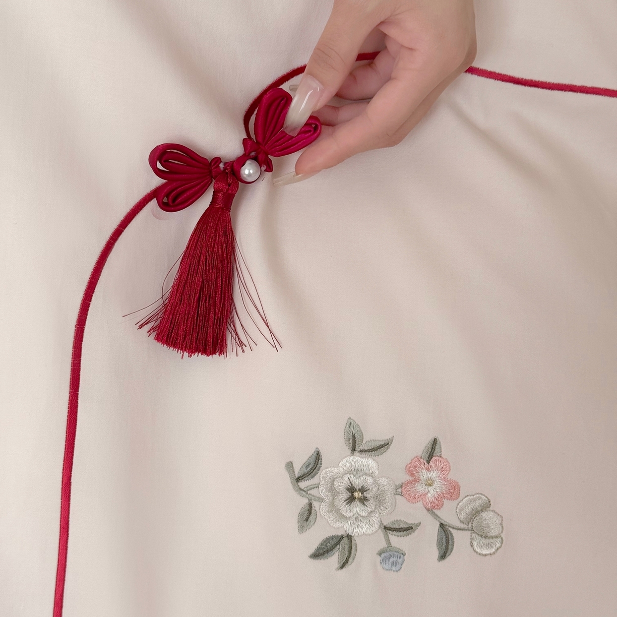 91家纺网 家纺一手货源 找家纺 （总）嗨购家纺 2025新款秋冬50S 磨毛四件套-春山赴雪