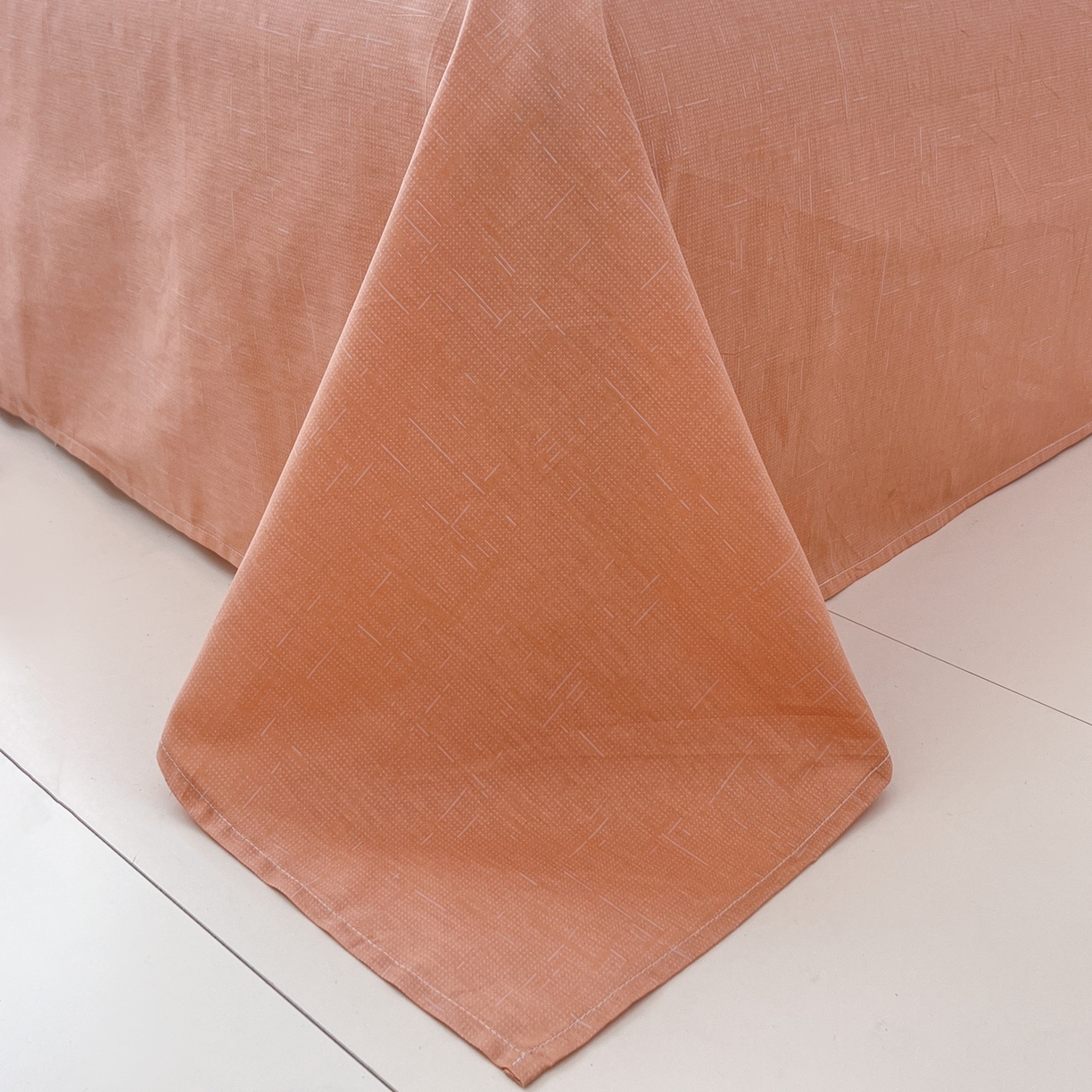 91家纺网 家纺一手货源 找家纺 红馆 2025年全棉12868印花系列四件套 桔子小小