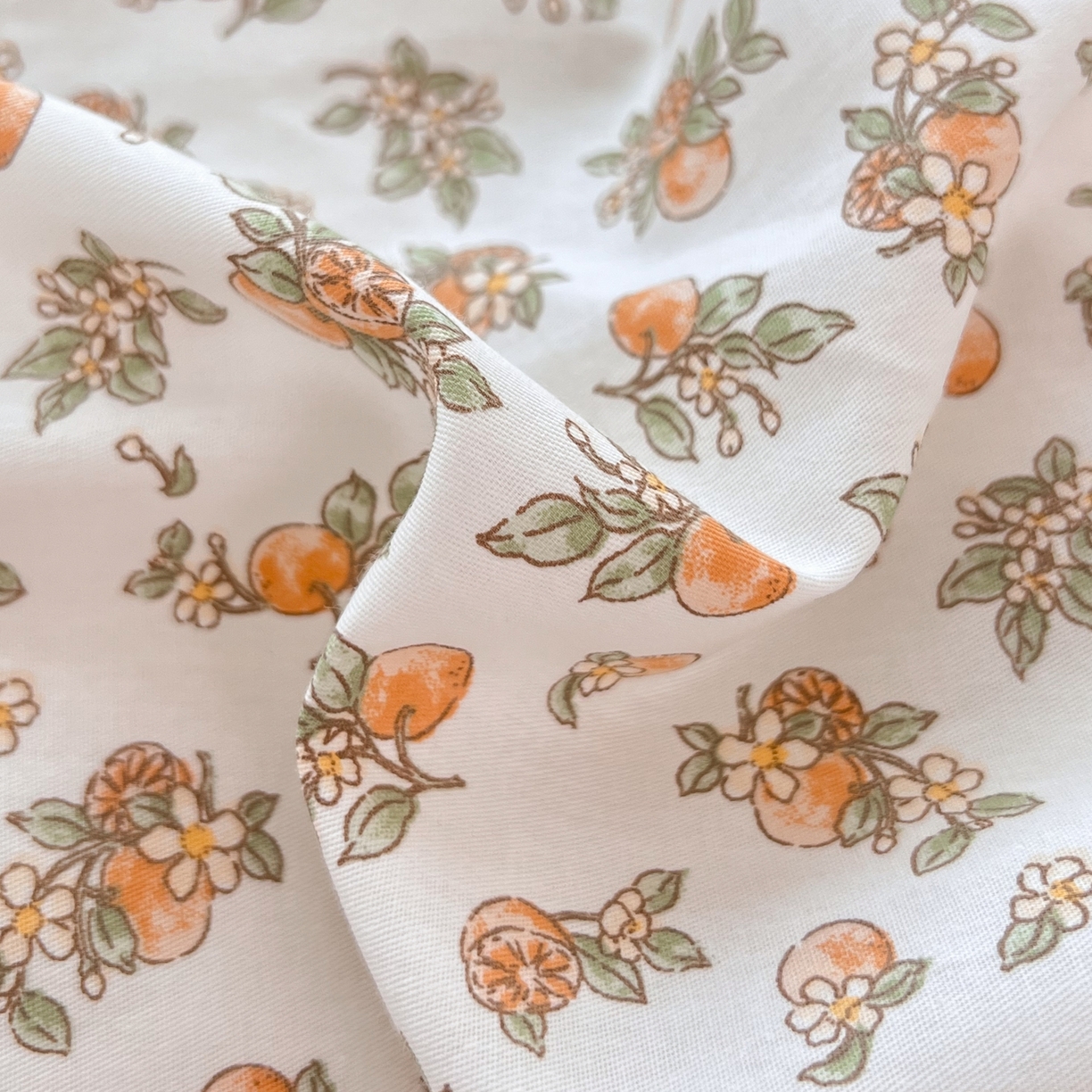 91家纺网 家纺一手货源 找家纺 红馆 2025年全棉12868印花系列四件套 桔子小小