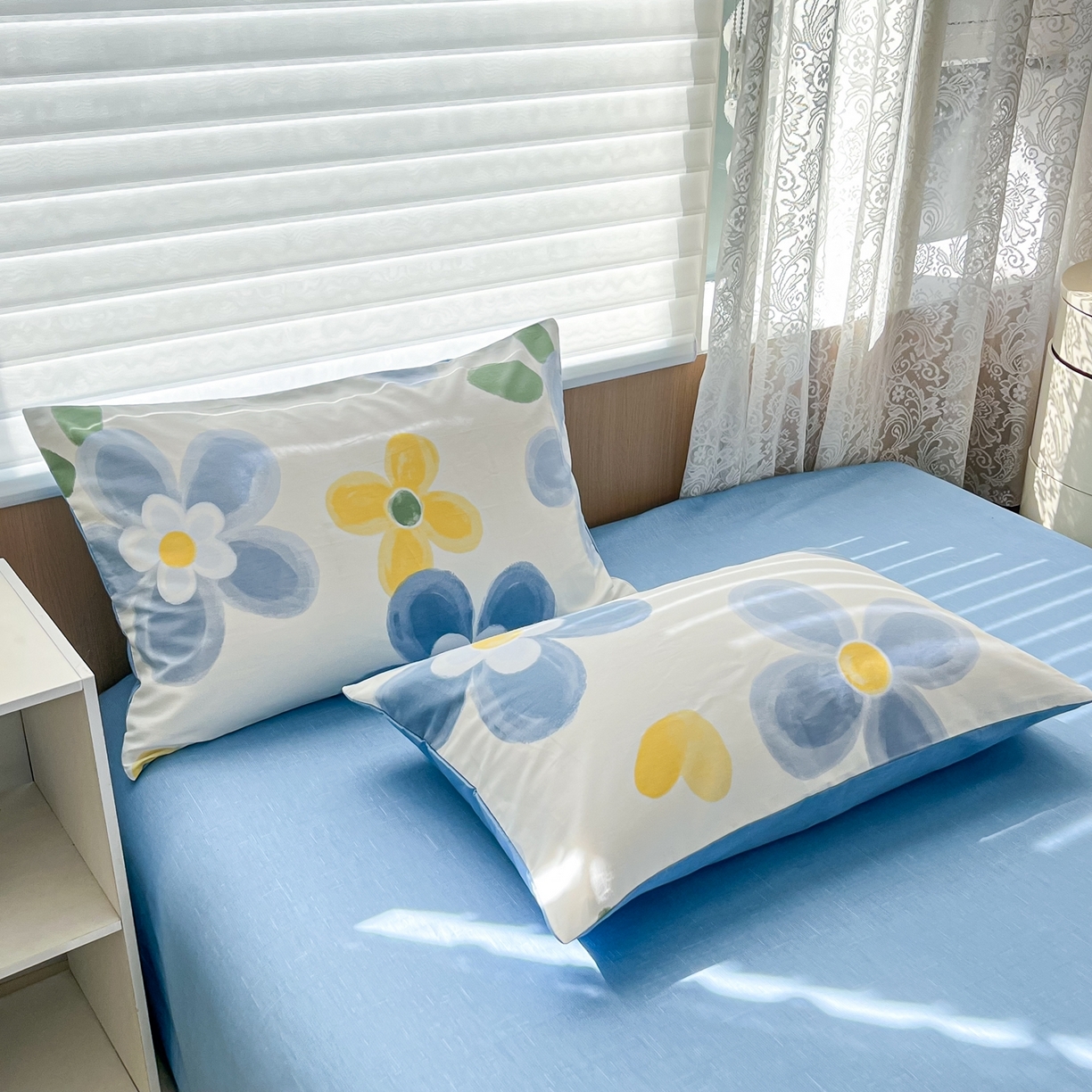 91家纺网 家纺一手货源 找家纺 红馆 2025年全棉12868印花系列四件套 向阳花开