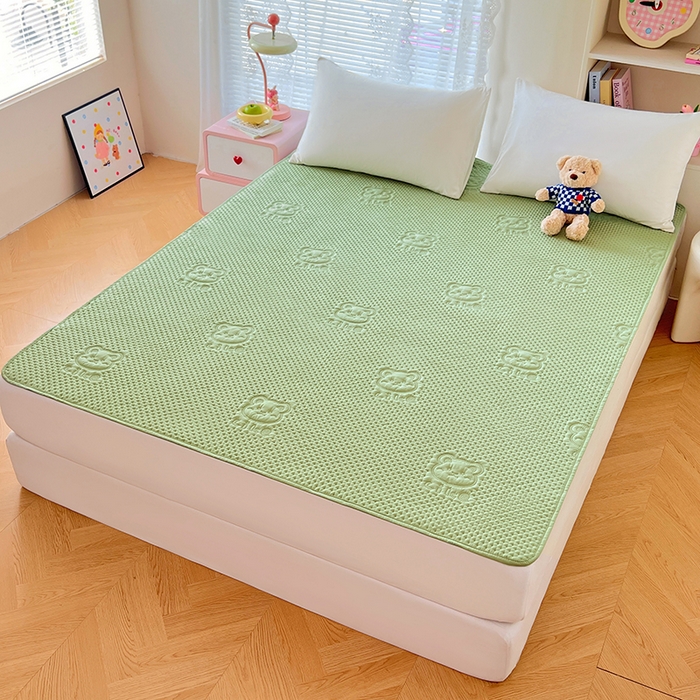 91家纺网 家纺一手货源 找家纺 （总）三盛源 2025新款A类原棉夹棉防水隔尿床护垫