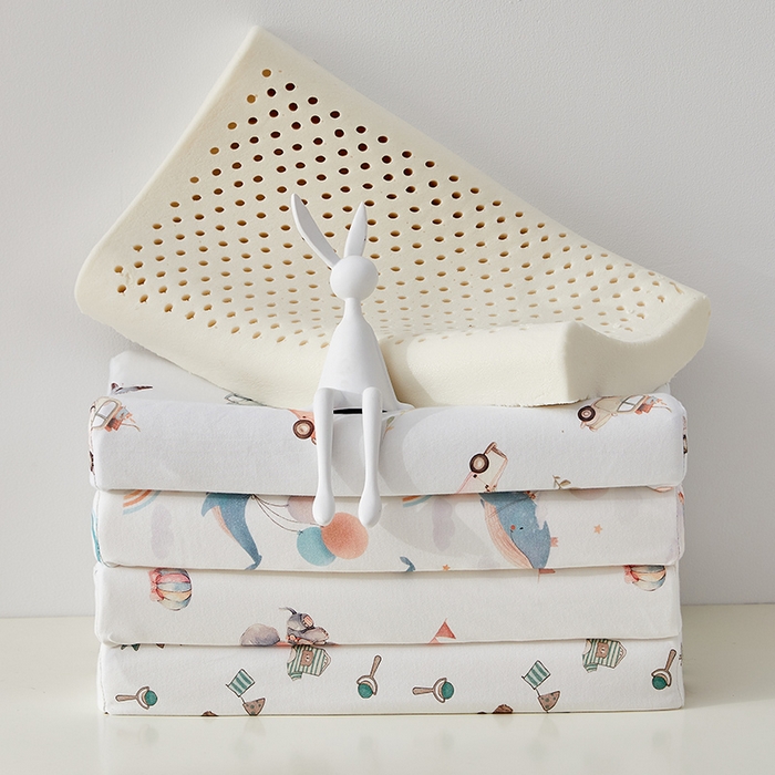 91家纺网 家纺一手货源 找家纺 鼎盛乳胶 2025新款30*50学生枕亲肤棉乳胶枕 组合图仅供展示不可下单