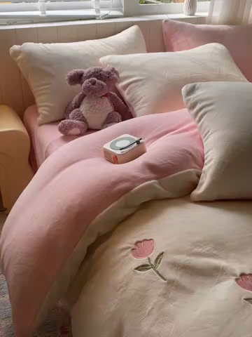 91家纺网 家纺一手货源 找家纺 （总）仔仔熊 2025新款牛奶绒刺绣被套单被套被套单件