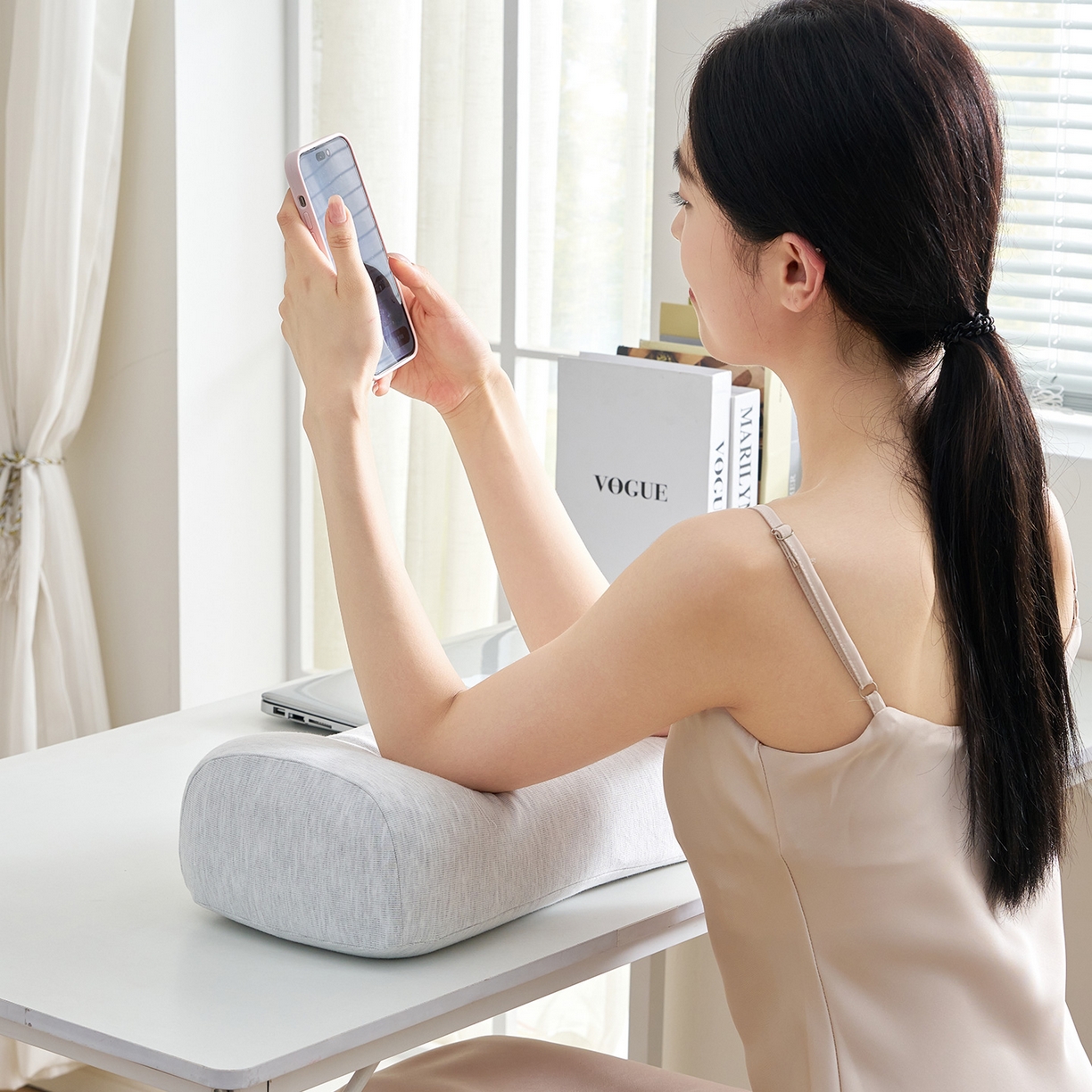 91家纺网 家纺一手货源 找家纺 （总）鼎盛乳胶 2025新款彩棉乳胶午睡枕便携枕