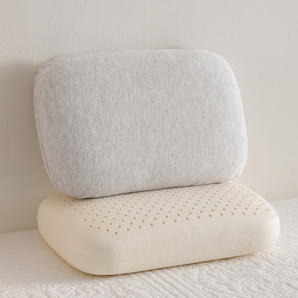 91家纺网 家纺一手货源 找家纺 （总）鼎盛乳胶 2025新款彩棉乳胶小面包枕