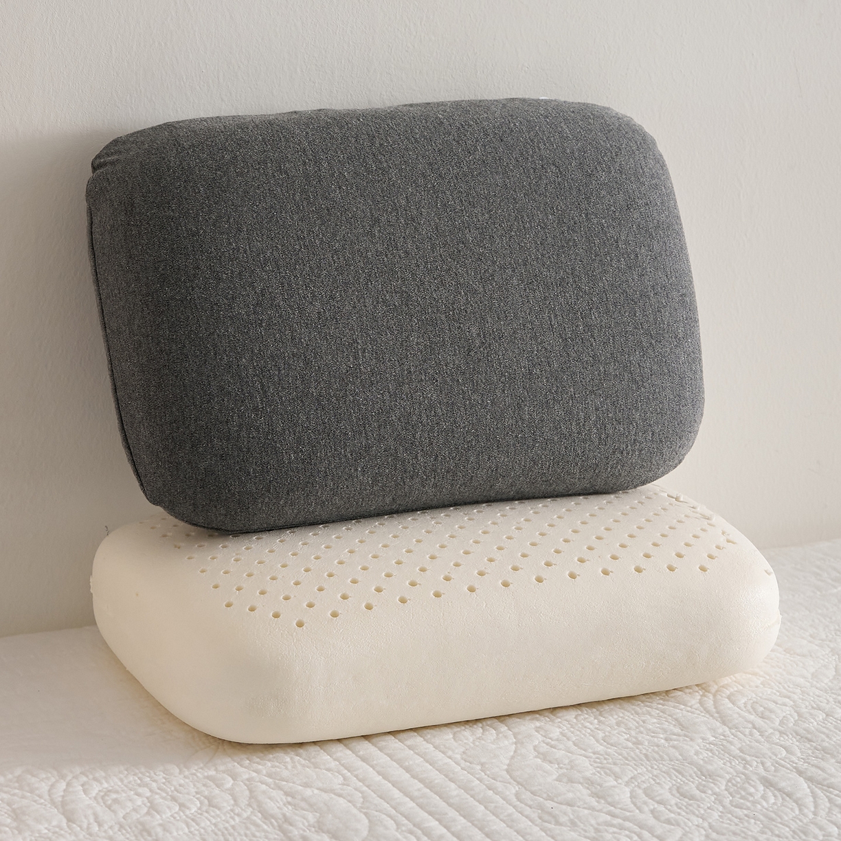 91家纺网 家纺一手货源 找家纺 （总）鼎盛乳胶 2025新款彩棉乳胶小面包枕