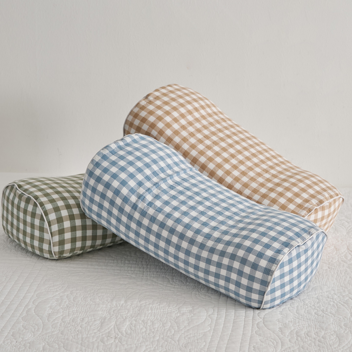 91家纺网 家纺一手货源 找家纺 鼎盛乳胶 2025新款水洗棉小乳胶枕多功能便携枕 组合图仅供展示不可下单