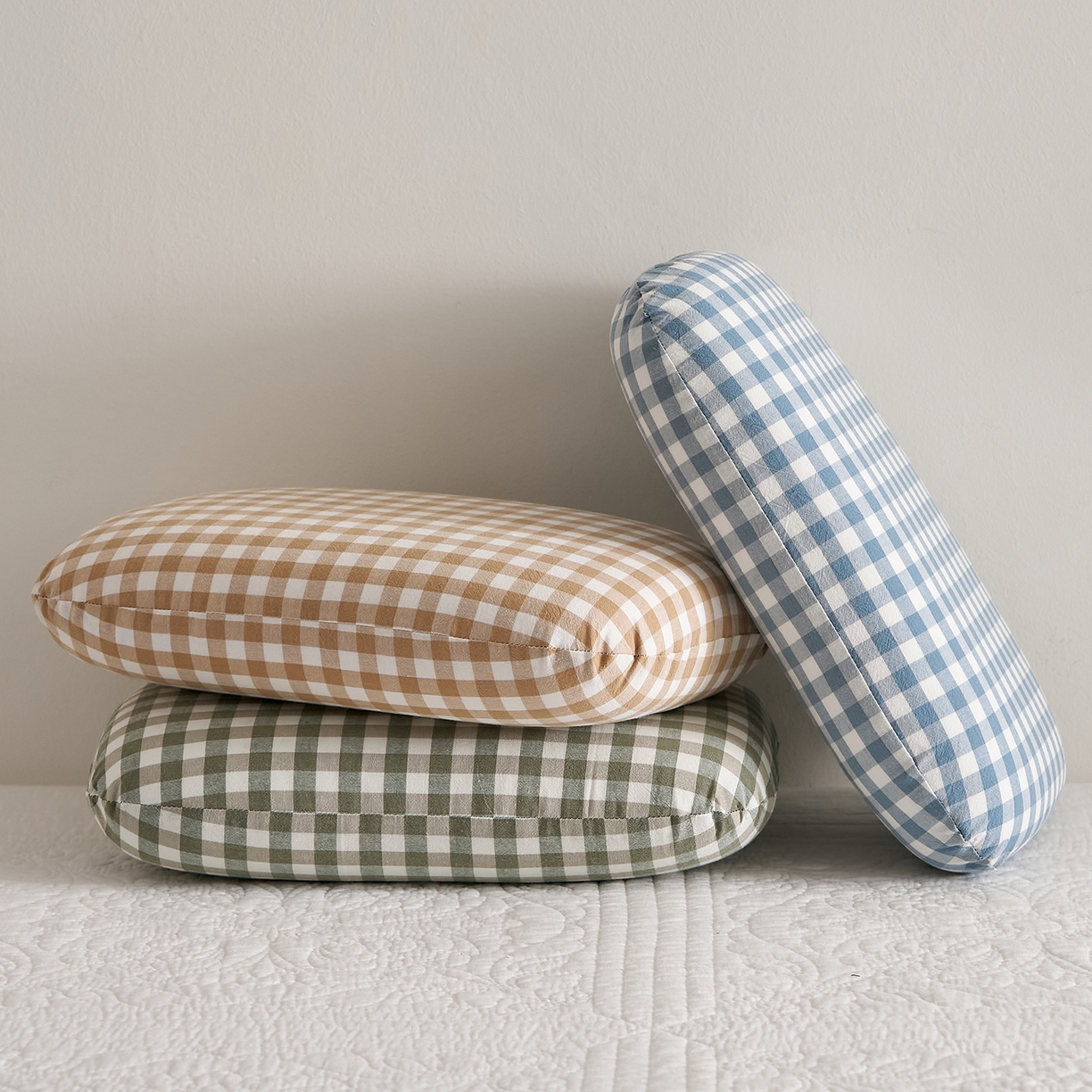 91家纺网 家纺一手货源 找家纺 （总）鼎盛乳胶 2025新款腰靠乳胶枕面包枕