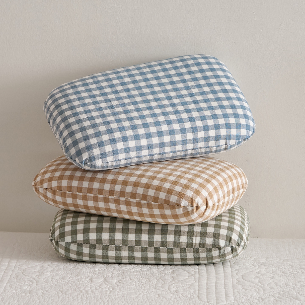 91家纺网 家纺一手货源 找家纺 鼎盛乳胶 2025新款腰靠乳胶枕面包枕 组合图仅供展示不可下单