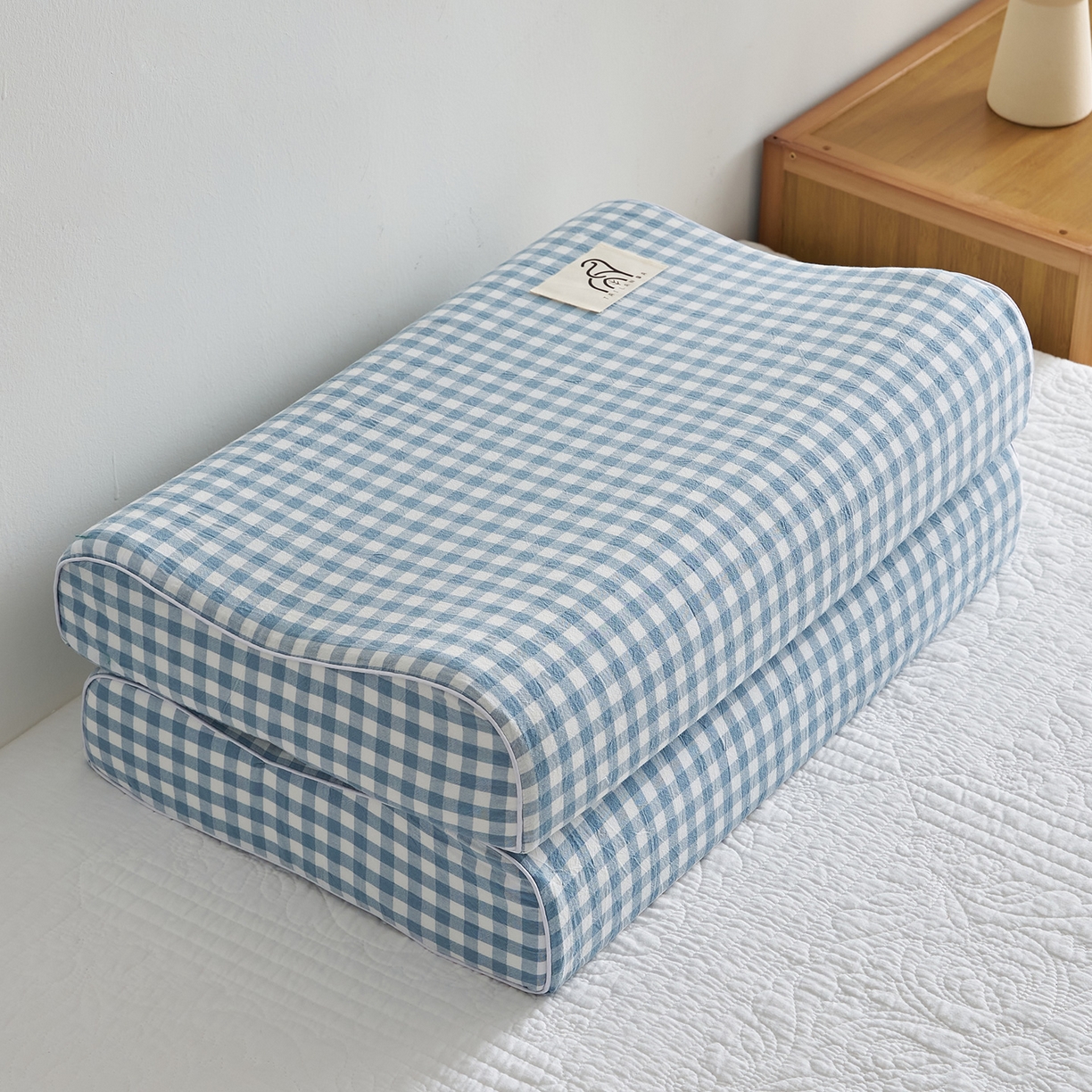 91家纺网 家纺一手货源 找家纺 （总）鼎盛乳胶 2025新款水洗棉学生枕成人枕乳胶枕