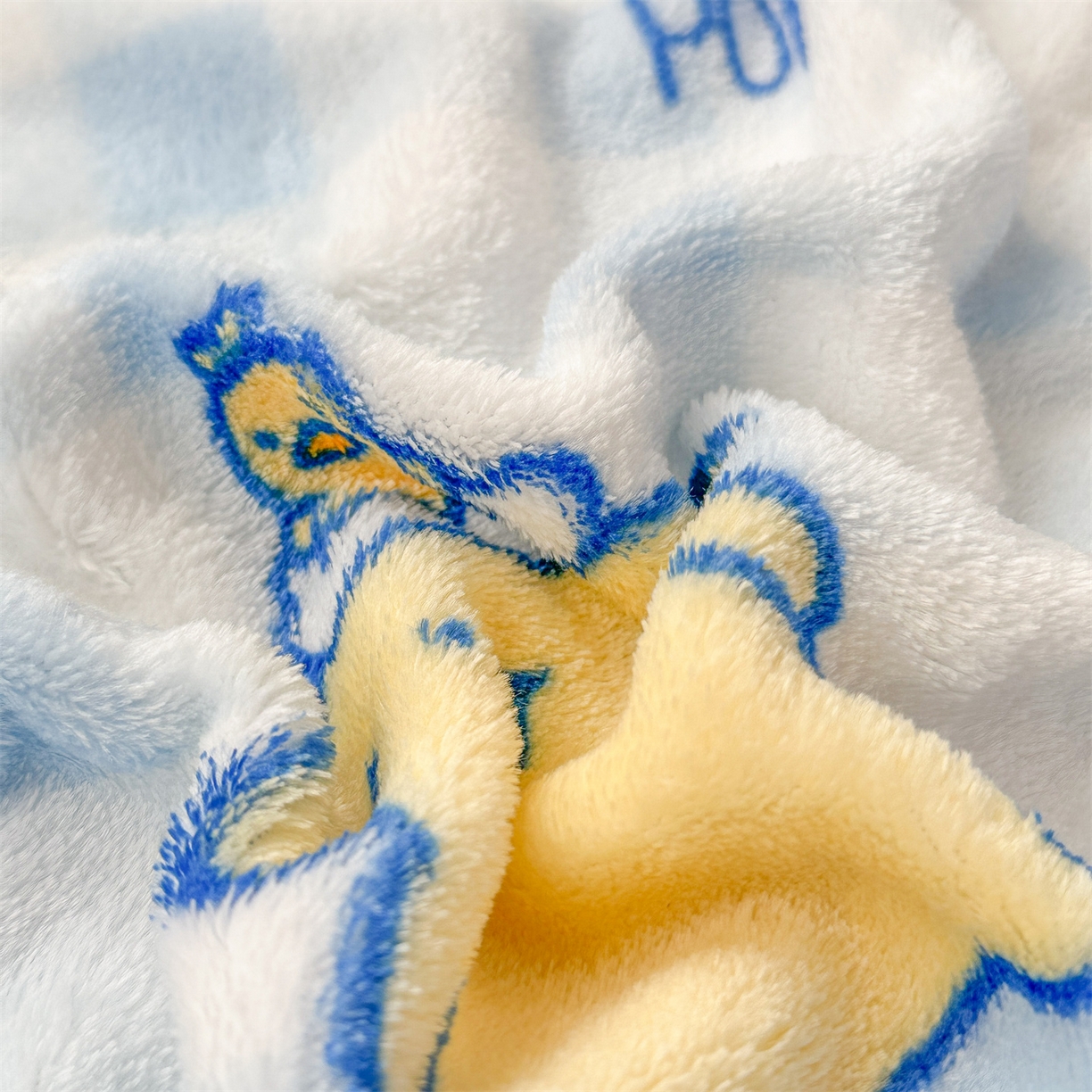 91家纺网 家纺一手货源 找家纺 花满路 2025新款亲肤舒适三丽鸥儿童毯毛毯毯子 蓝格布丁狗