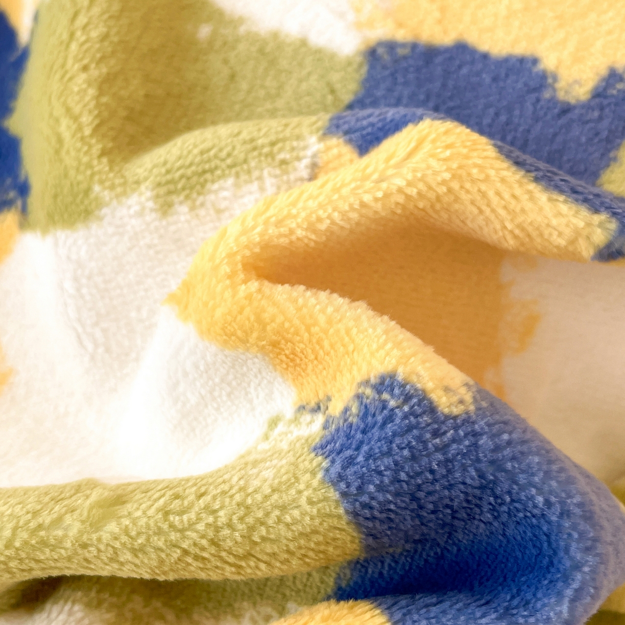 91家纺网 家纺一手货源 找家纺 如一 2025新款美式复古风数码织标牛奶绒四件套 复古蓝