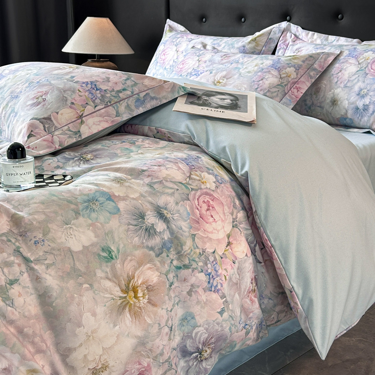 91家纺网 家纺一手货源 找家纺 （总）玉海棠家纺 2025新款数码印花加厚全棉磨毛四件套