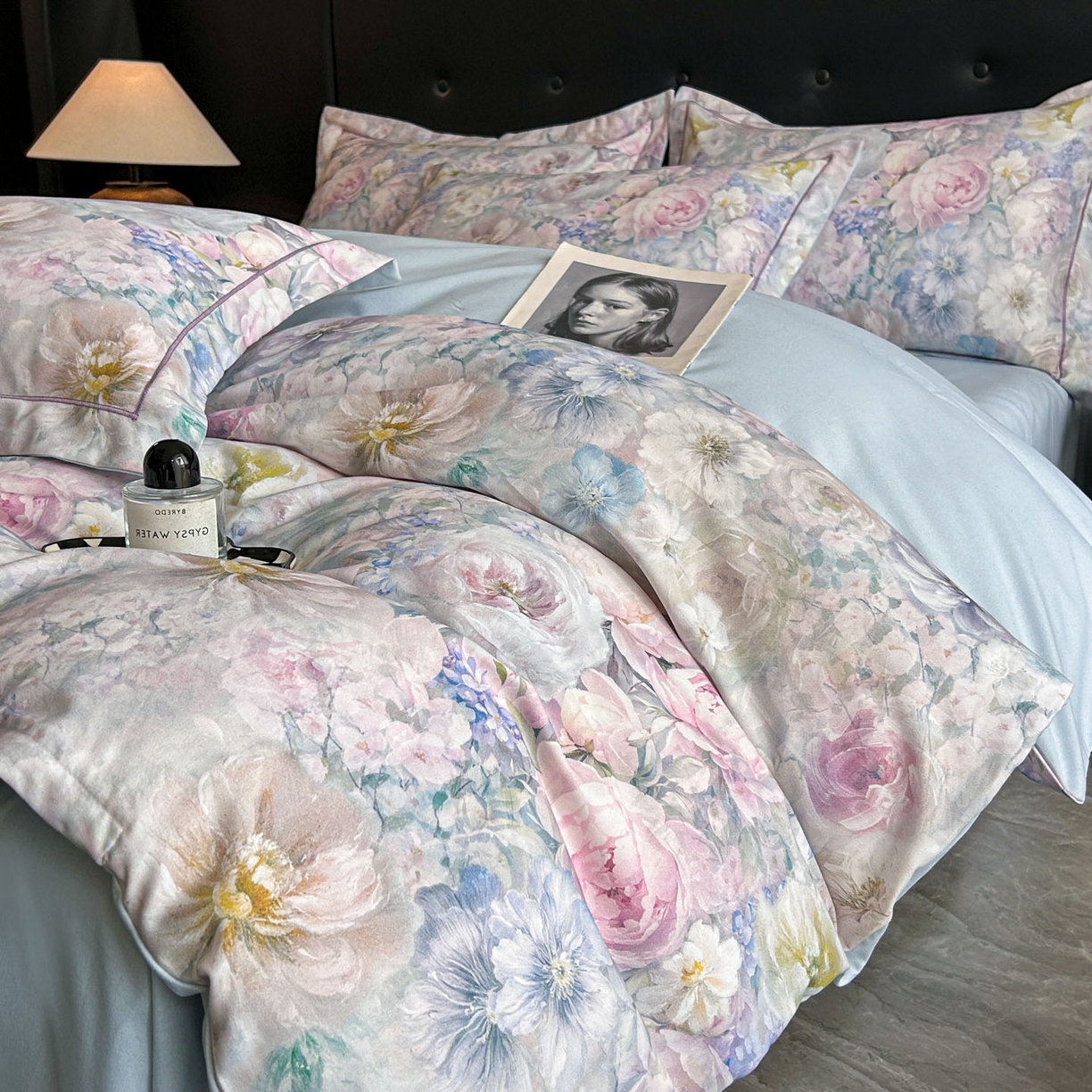 91家纺网 家纺一手货源 找家纺 （总）玉海棠家纺 2025新款数码印花加厚全棉磨毛四件套