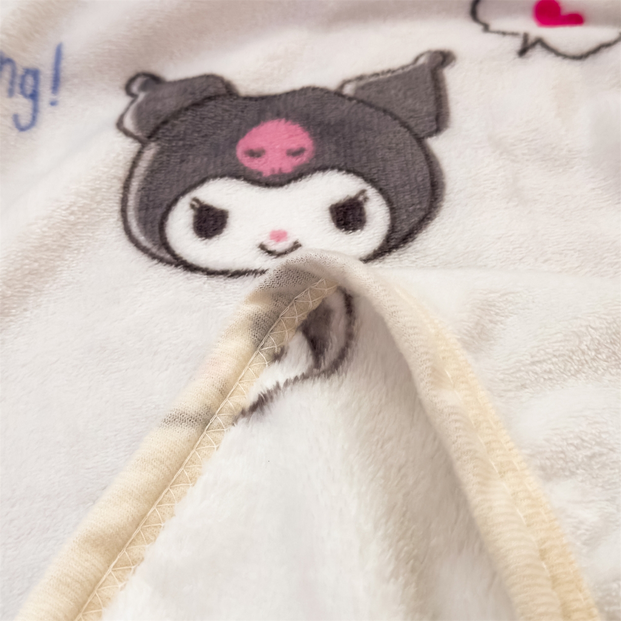 91家纺网 家纺一手货源 找家纺 花满路 2025新款亲肤舒适三丽鸥儿童毯毛毯毯子 小小库洛米