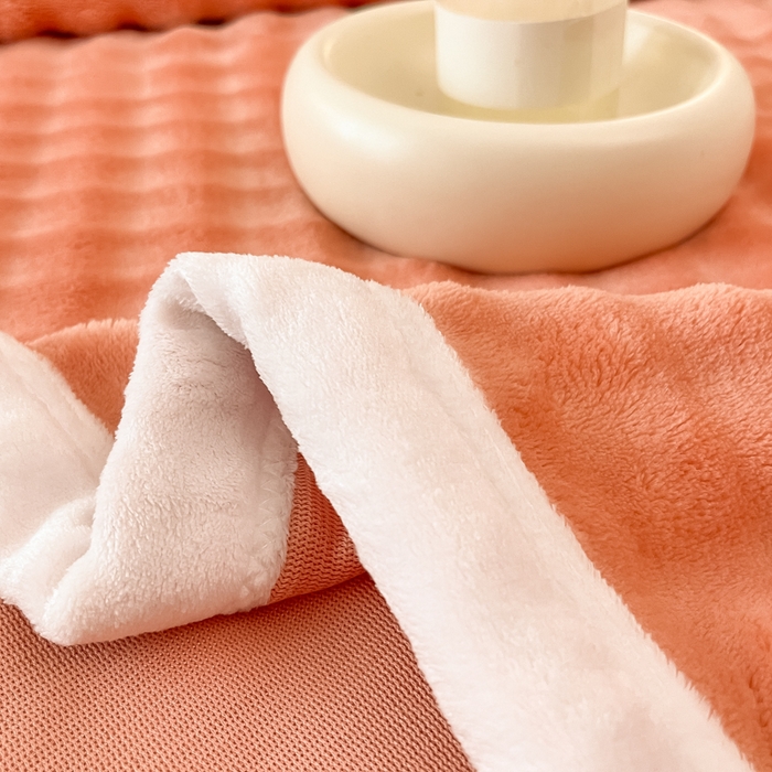 91家纺网 家纺一手货源 找家纺 宅部落 2025新款加厚牛奶绒泡泡绒单床单床单单品床单单件 优雅橙