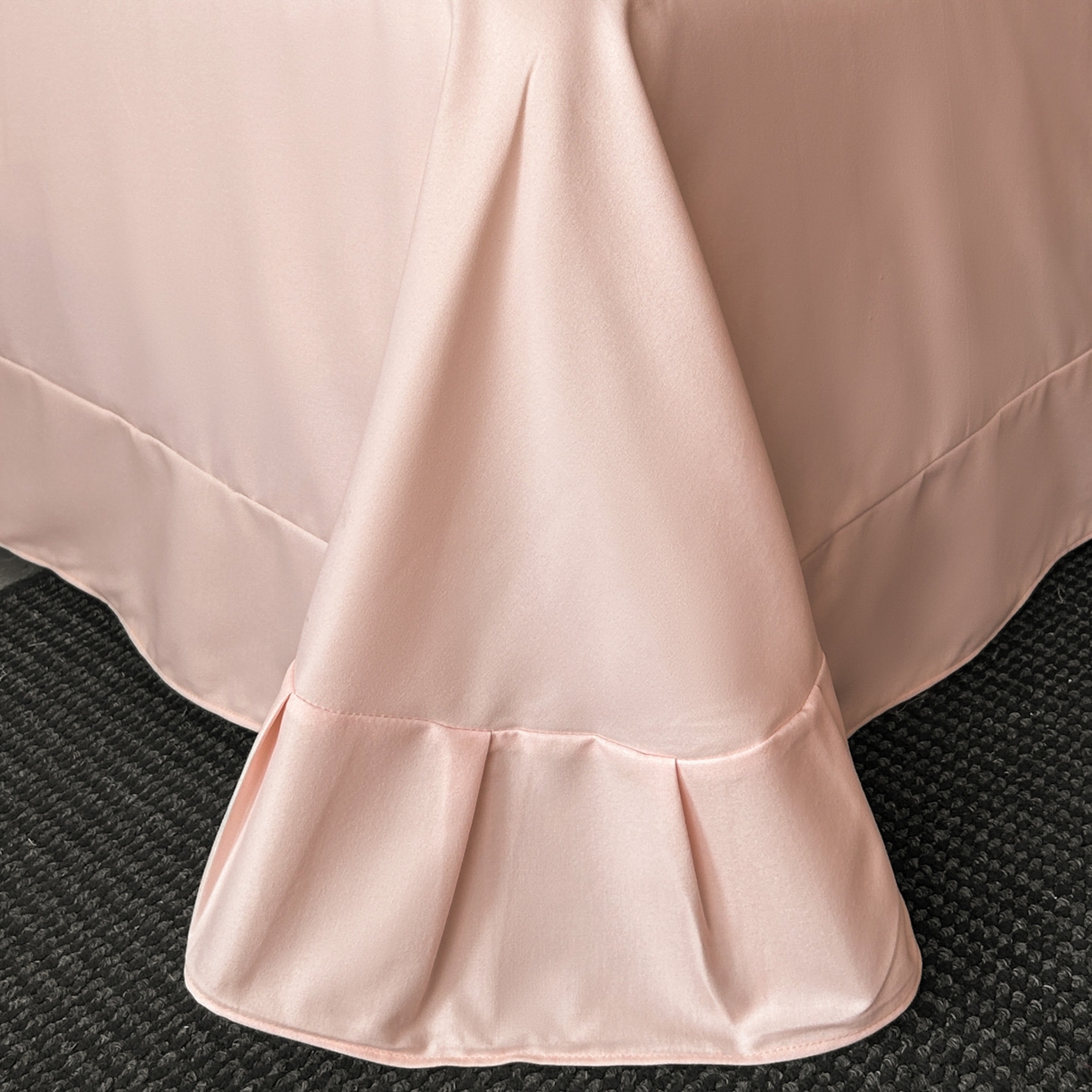 91家纺网 家纺一手货源 找家纺 玉海棠家纺 2025新款数码印花加厚全棉磨毛四件套 粉色罗曼使