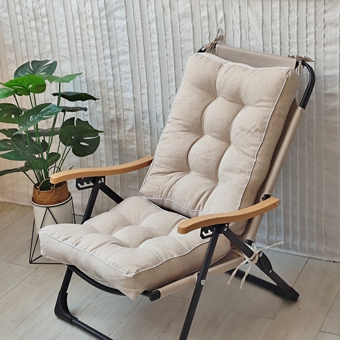 91家纺网 家纺一手货源 找家纺 （总）李帅家居 2025新款连体坐垫躺椅垫长垫子沙滩椅垫月亮椅垫子摇椅垫抱枕