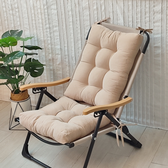 91家纺网 家纺一手货源 找家纺 （总）李帅家居 2025新款连体坐垫躺椅垫长垫子沙滩椅垫月亮椅垫子摇椅垫抱枕