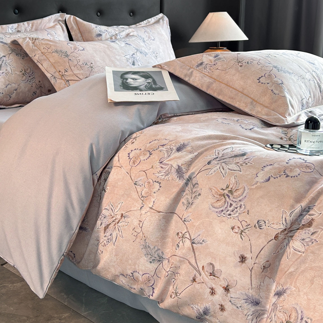 91家纺网 家纺一手货源 找家纺 玉海棠家纺 2025新款数码印花加厚全棉磨毛四件套 拉奥孔之藤