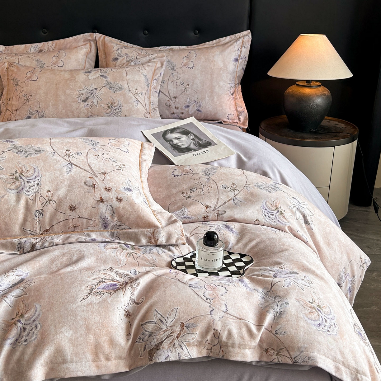 91家纺网 家纺一手货源 找家纺 玉海棠家纺 2025新款数码印花加厚全棉磨毛四件套 拉奥孔之藤