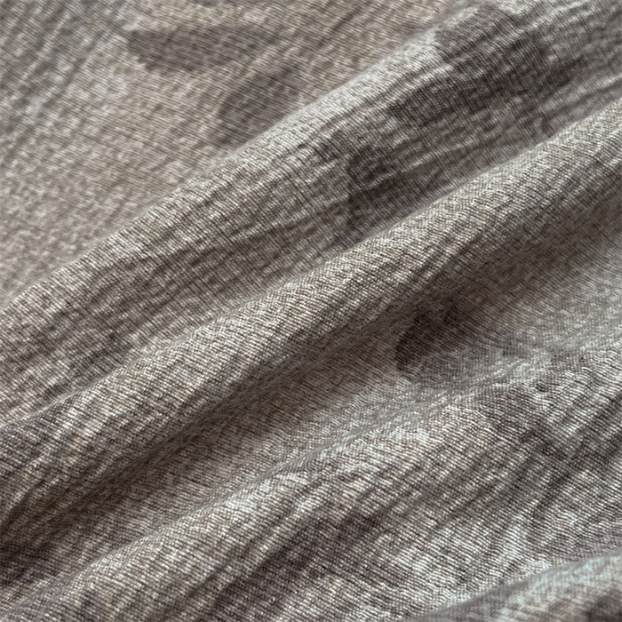 91家纺网 家纺一手货源 找家纺 梦舒羽 2025新款A类原麻纽扣四件套加厚被套床单床笠宿舍双人床仿亚麻套件 古堡花园-咖