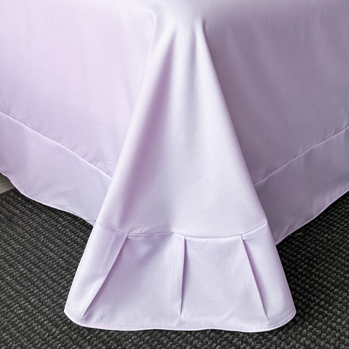 91家纺网 家纺一手货源 找家纺 玉海棠家纺 2025新款数码印花加厚全棉磨毛四件套 紫潭浮金