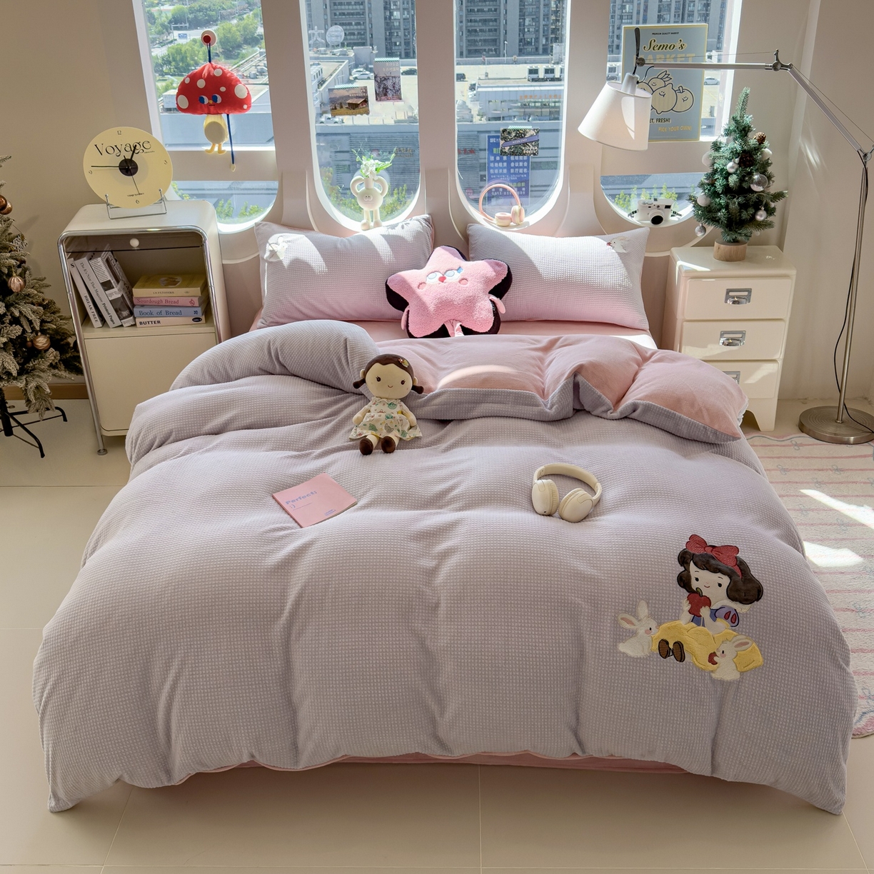 91家纺网 找家纺 四件套 凯罗 全棉绣花网红直播毛巾绣磨毛雕花绒原棉睡袋老粗布水洗棉床笠