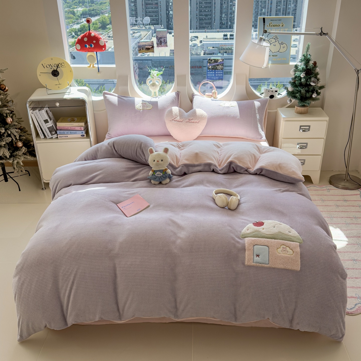 91家纺网 家纺一手货源 找家纺 （总）凯罗 2025秋冬牛奶绒绣花四件套