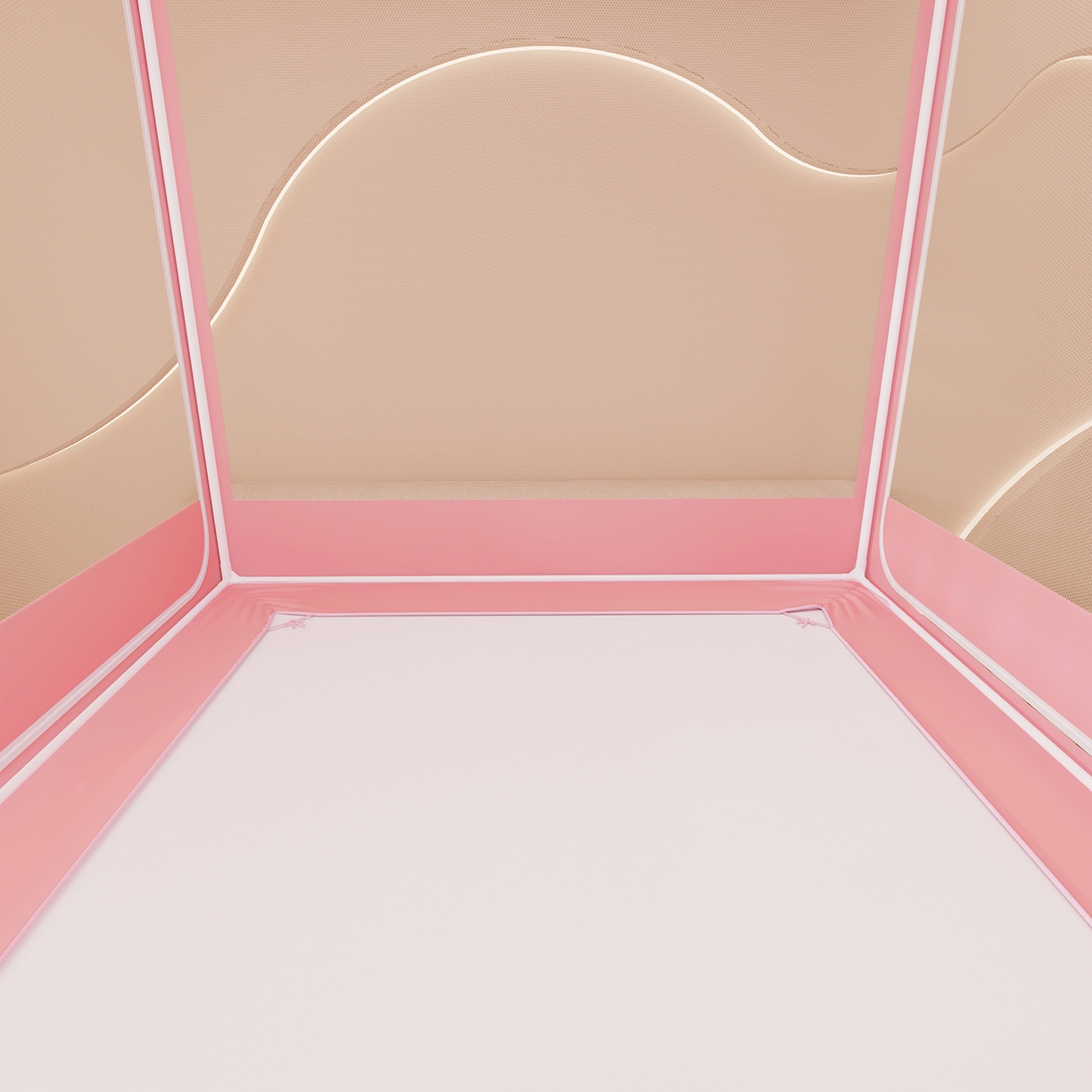 91家纺网 家纺一手货源 找家纺 （总）浪幔纱蚊帐 2025新款卡通印花款夹棉蚊帐