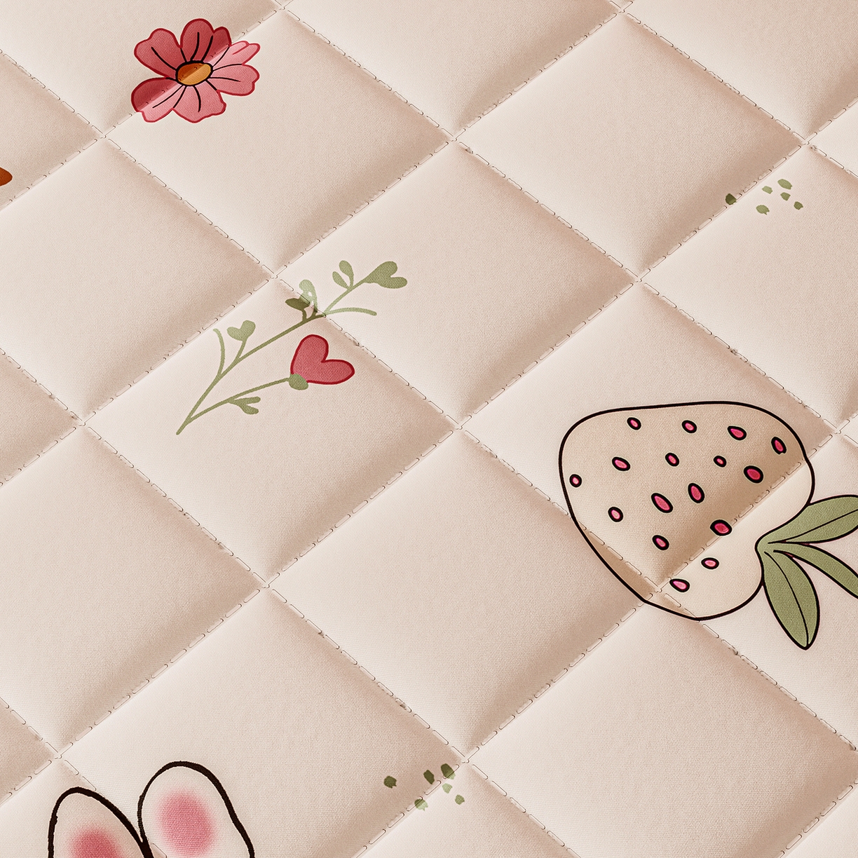 91家纺网 家纺一手货源 找家纺 （总）浪幔纱蚊帐 2025新款卡通印花款夹棉蚊帐